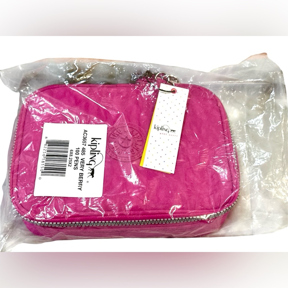 KIPLING Girl SET LOT Backpack Travel Bag Lunch Box Pencil Case School Supply - Picture 11 of 15